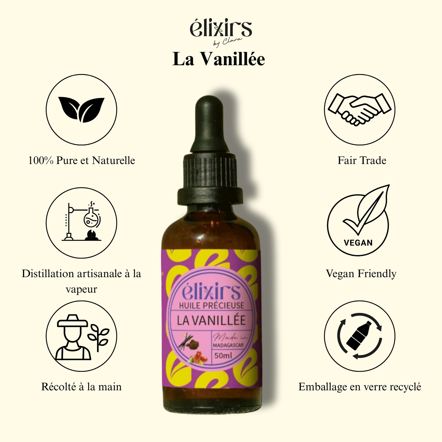 La Vanillée - Huile précieuse de Madagascar