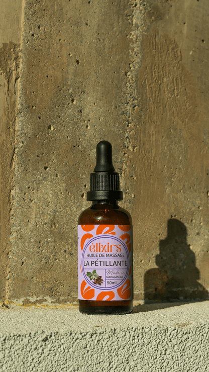 La Pétillante | Huile de massage antifatigue