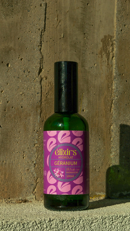 Géranium | Nettoyant tonique-ÉLIXIRS de CLARA™️ - Aromathérapie Bio