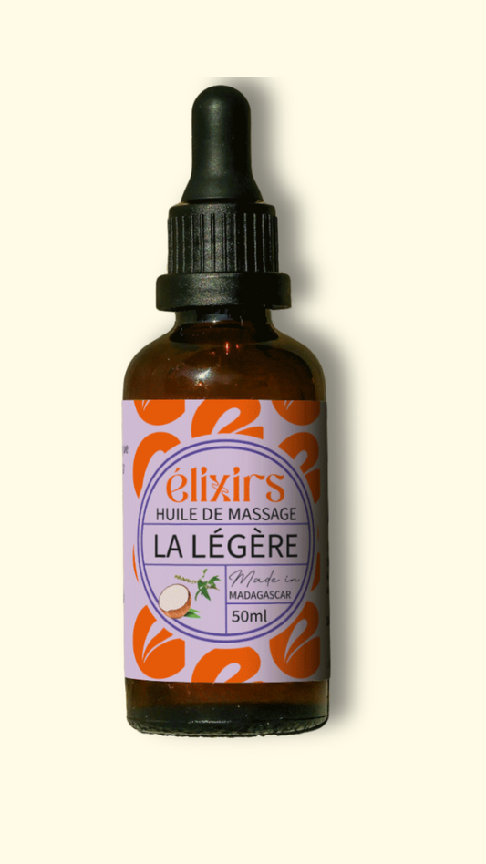 La Légère | Huile de massage digestion bio Madagascar